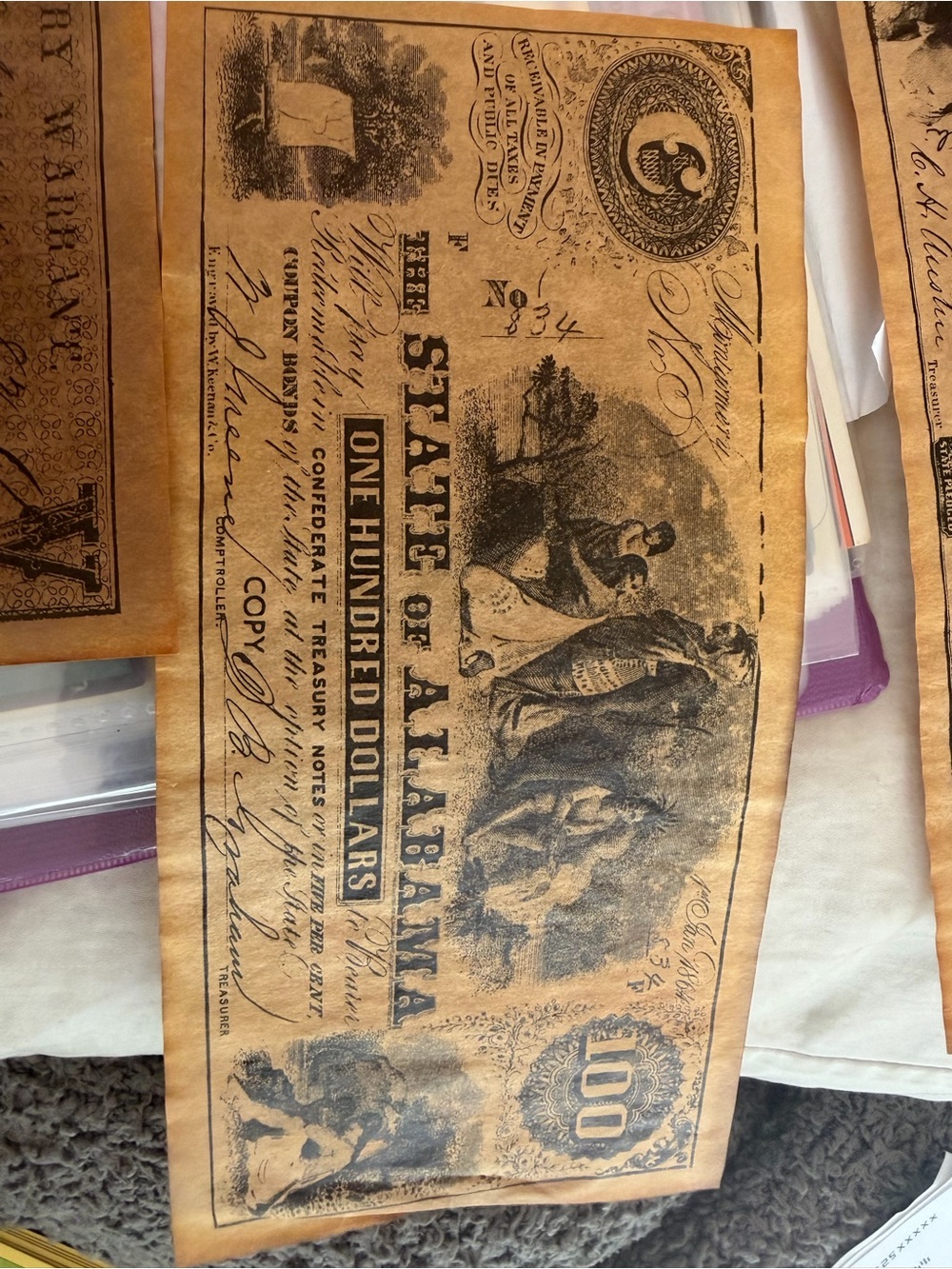 Vintage-Style Reproduction Banknotes - Picture 4 of 4